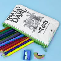 Image 1 of The Twits, Roald Dahl Book Page Pencil Case