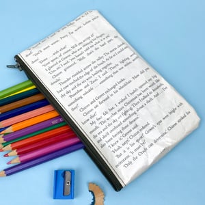 Image of Percy Jackson and the Lightning Thief Book Page Pencil Case