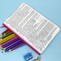 Image 2 of Pride and Prejudice Book Page Pencil Case Jane Austen