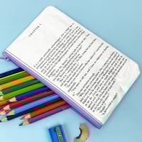 Image 2 of Pride and Prejudice Book Page Pencil Case.