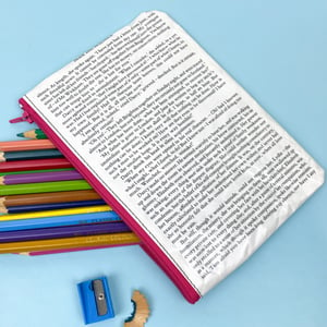 Image of Pride and Prejudice Book Page Pencil Case, 