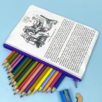 Image 1 of Pride and Prejudice Book Page Pencil Case, Jane Austen, Pemberley