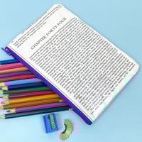 Image 2 of Pride and Prejudice Book Page Pencil Case, Jane Austen, Pemberley