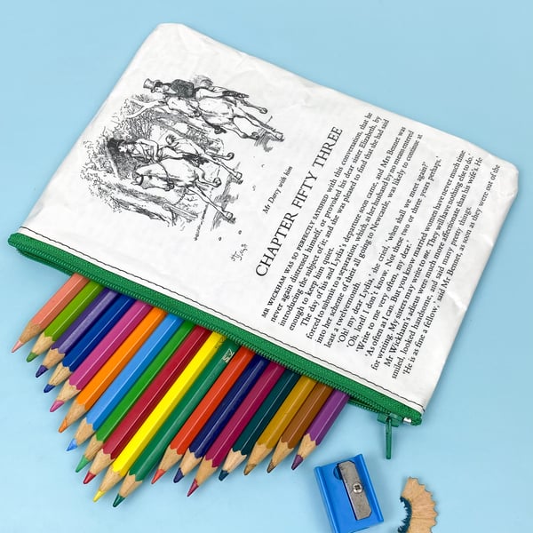 Image of Pride and Prejudice Book Page PencilCase