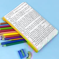Image 2 of Matilda, Roald Dahl Book Page Pencil Case 