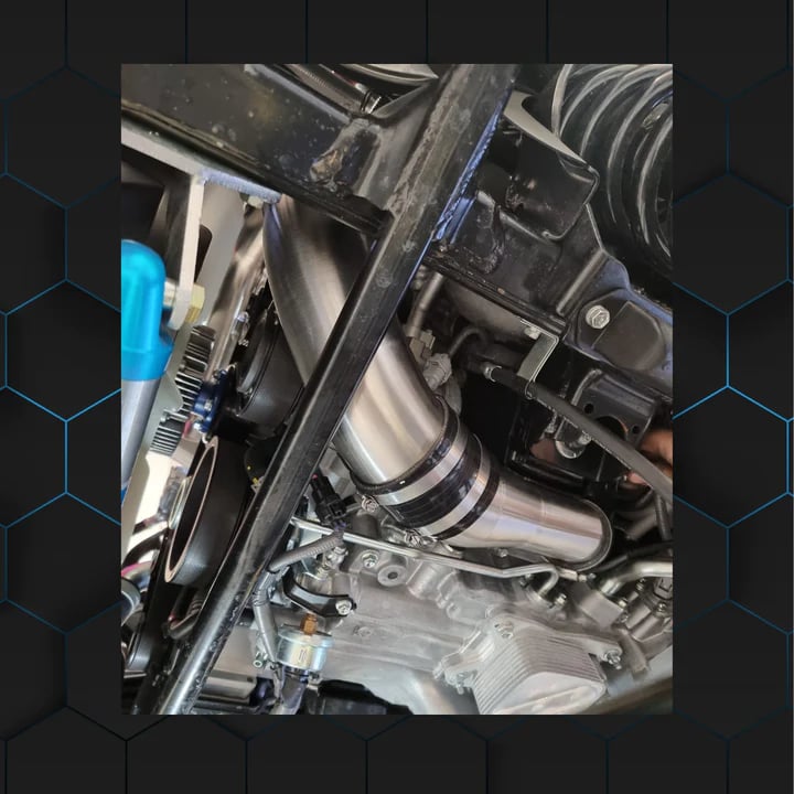 Image of Toyota Landcruiser VDJ 70 Series Intake to Turbo Kit