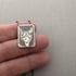 Sterling Silver Rectangle Cat Necklace Image 3