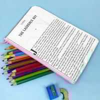 Image 2 of Little Women Book Page Pencil Case, Pink