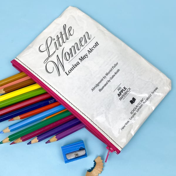 Image of Little Women, Book Page Pencil Case