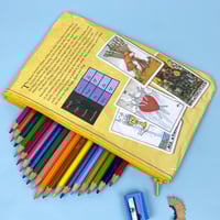 Image 1 of Tarot: the Minor Arcana Book Page Pencil Case