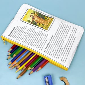 Image of Tarot: the Minor Arcana Book Page Pencil Case