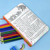 Image 2 of Fantastic Mr Fox, Roald Dahl Book Page Pencil Case