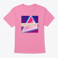 DizzyTV ­ T-shirt Vaporwave Logo  Pink, Purple or Blue.