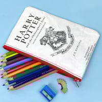 Image 1 of Philosophers Stone, Harry Potter Book Page Pencil Case