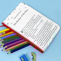 Image 2 of Philosophers Stone, Harry Potter Book Page Pencil Case