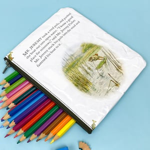 Image of Jeremy Fisher Book Page Pencil Case, Beatrix Potter
