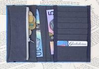 Image 4 of Alice in Wonderland Book Wallet Blue