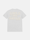 GIRLS ARE DRUGS® TEE - WHITE / OFF-WHITE