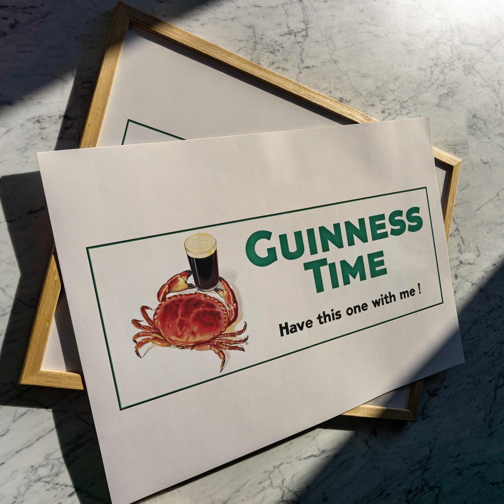 Guinness Time - Crab Poster by John Gilroy