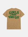 GIRLS ARE DRUGS® TEE - KHAKI / D, GREEN