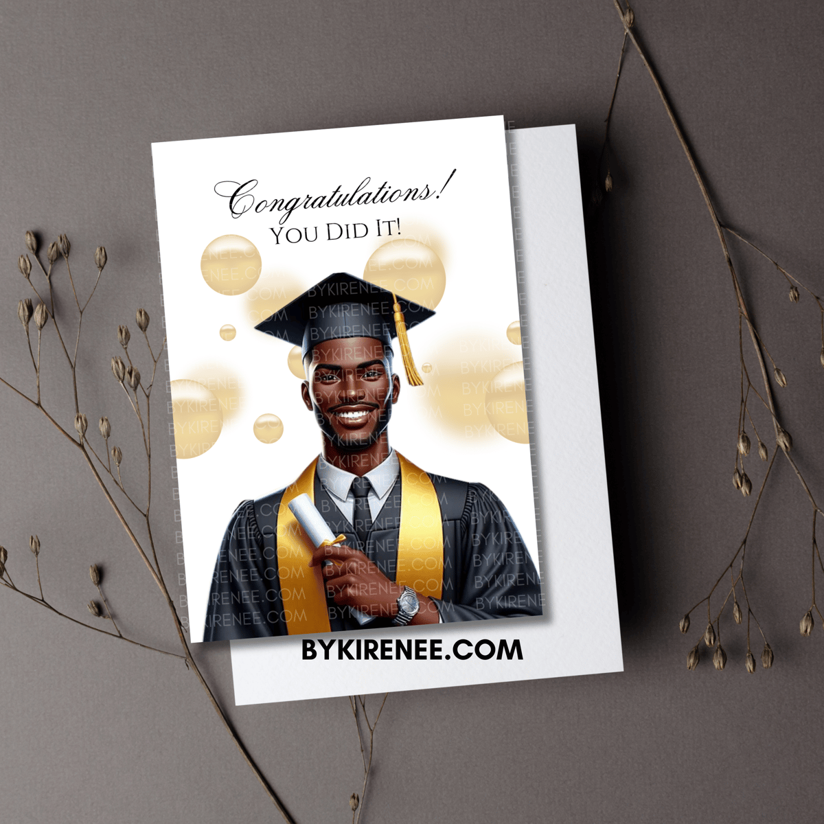 Image of "You Did It" Graduation Greeting Card