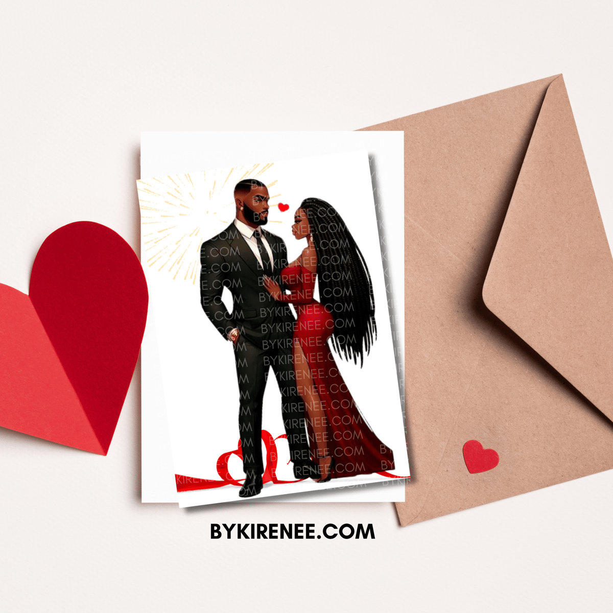 Image of "Our Love" Greeting Card