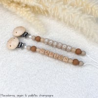 Image 2 of Attache tétine .. Argan & Macadamia ..