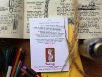 Image 2 of Ceres / Demeter - 'You're Weird. I like it!' Goddess Greeting Card - Story on back