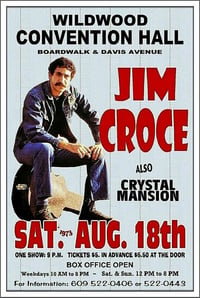 Jim Croce 1973 Concert Poster 13"x19"