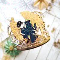 Image 2 of JK Falling Angel instock enamel pin
