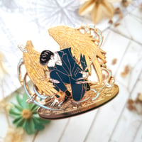 Image 2 of JK Falling Angel instock enamel pin