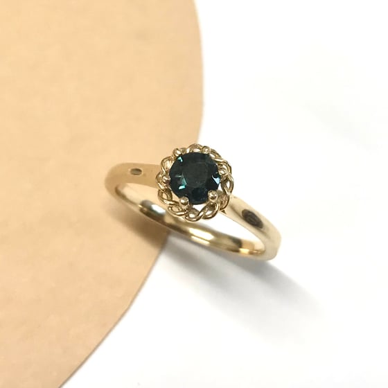 Image of Sapphire twist ring