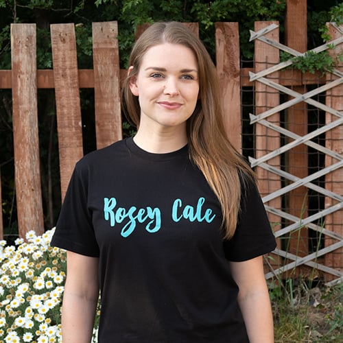 Image of Rosey Cale Black T-Shirt - Medium