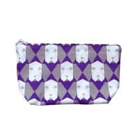 Image 1 of pouch dog purple