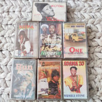 Image of 🇳🇬 African 🇳🇬 7 x Cassette Lot (Electronic / Reggae / Funk / Disco / Boogie)