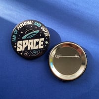 Image 2 of Fan of Space Button Pin