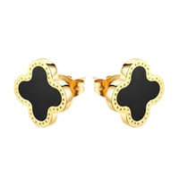 Image 3 of Four Leaf Clover Studs
