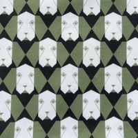 Image 2 of Tote bag dog green