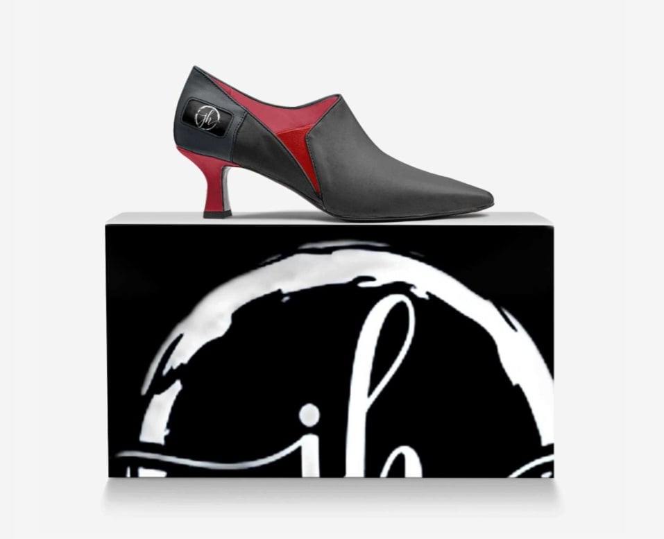 JH Brand Janet Designer Womens Low Heeled Shoe