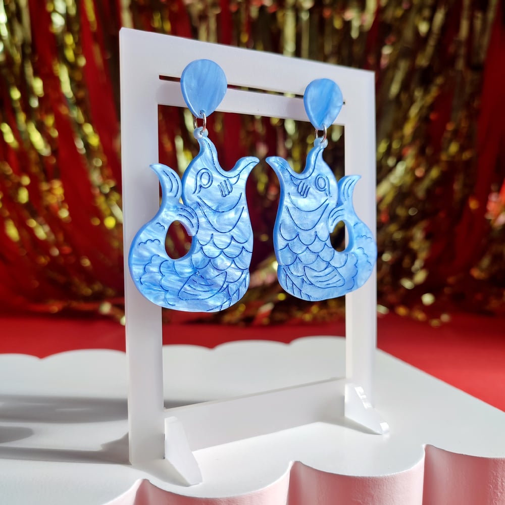 Image of Gluggle Jug Acrylic Earrings  - Small + Statement