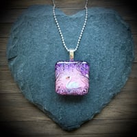 Image 1 of Swan Fantasy Resin Pendant