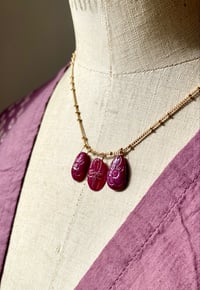 Image 4 of Amulettes pierres sacrées Palmyre rubis médium size 