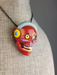 Image 1 of Retro Red SkullRocker Pendant