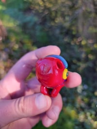 Image 4 of Retro Red SkullRocker Pendant