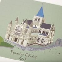 Image 2 of Rochester Cathedral print