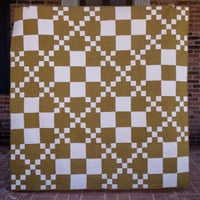 Image 1 of Checkers Throw sized quilt