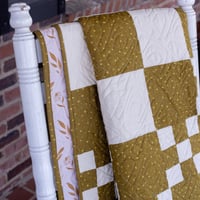 Image 2 of Checkers Throw sized quilt