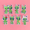 Alien stickers