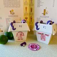 Image 5 of CREATURE FROM THE CRAB RANGOON "UBE PURPLE" EDITION 11 OZ TIKI MUG + EXTRAS