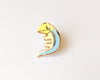 Yellow-Headed Day Gecko - Tiny Reptile Enamel Pins